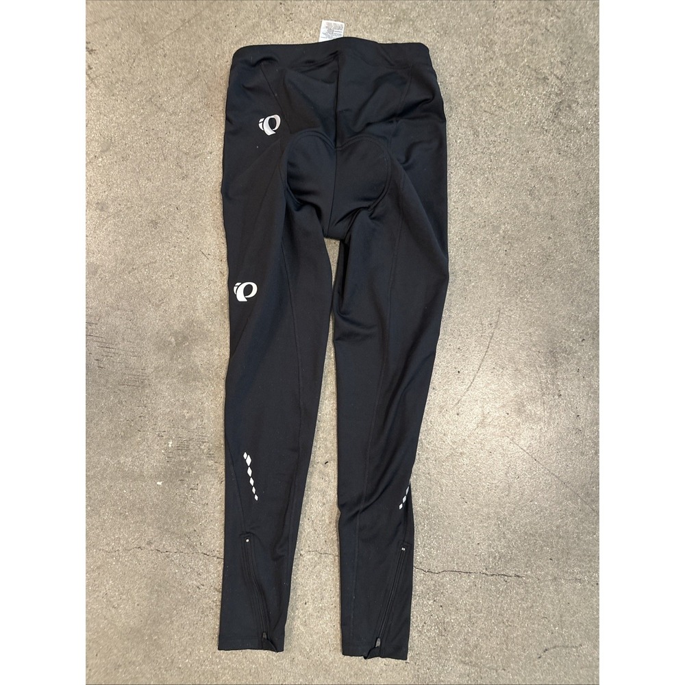 Pearl Izumi Tights Womens Black Size XL Sugar Thermal Select Cycling Padded Zip - Picture 5 of 12